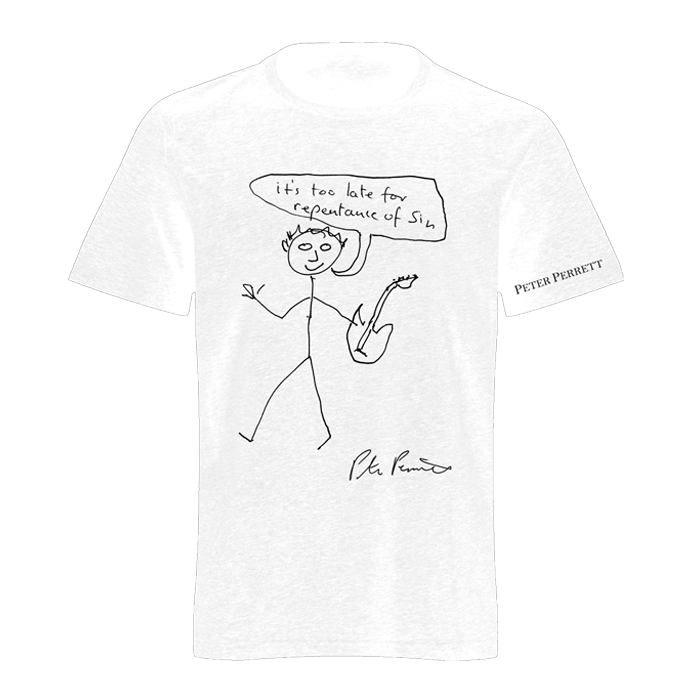 Peter Perrett - Repentance Of Sin White T-Shirt