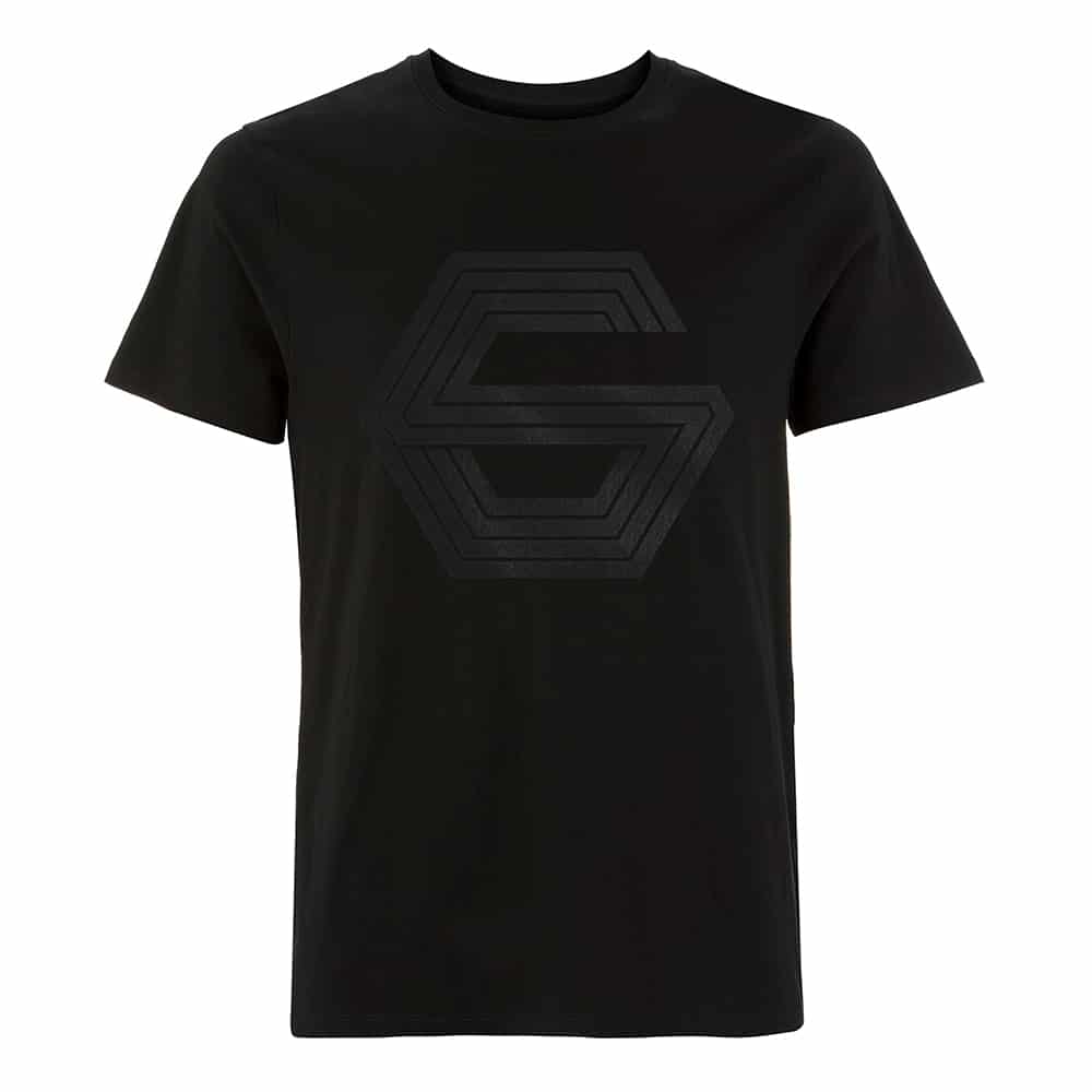 GUNSHIP - Black on Black G Logo T-Shirt - Image 1