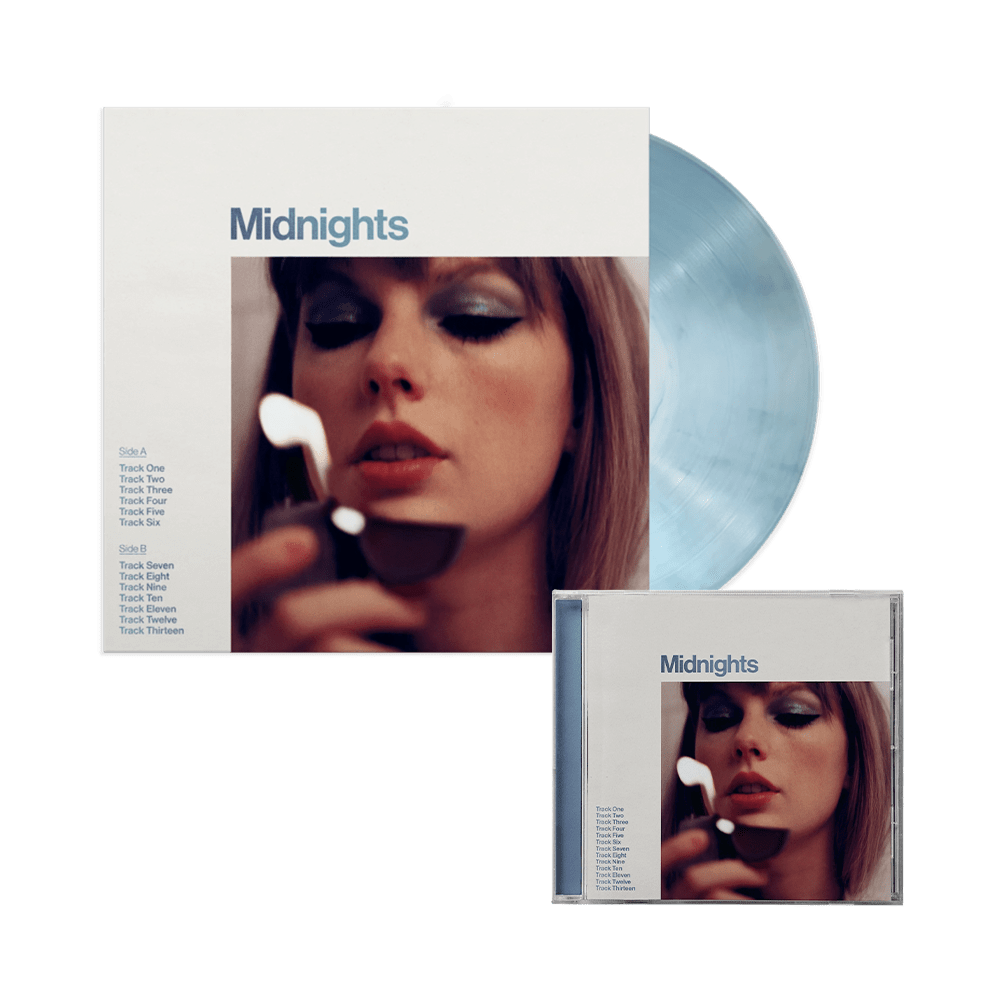 Taylor Swift - Midnights Moonstone Blue Edition Blue Vinyl + CD
