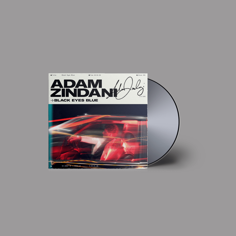 Adam Zindani - Black Eyes Blue Signed CD