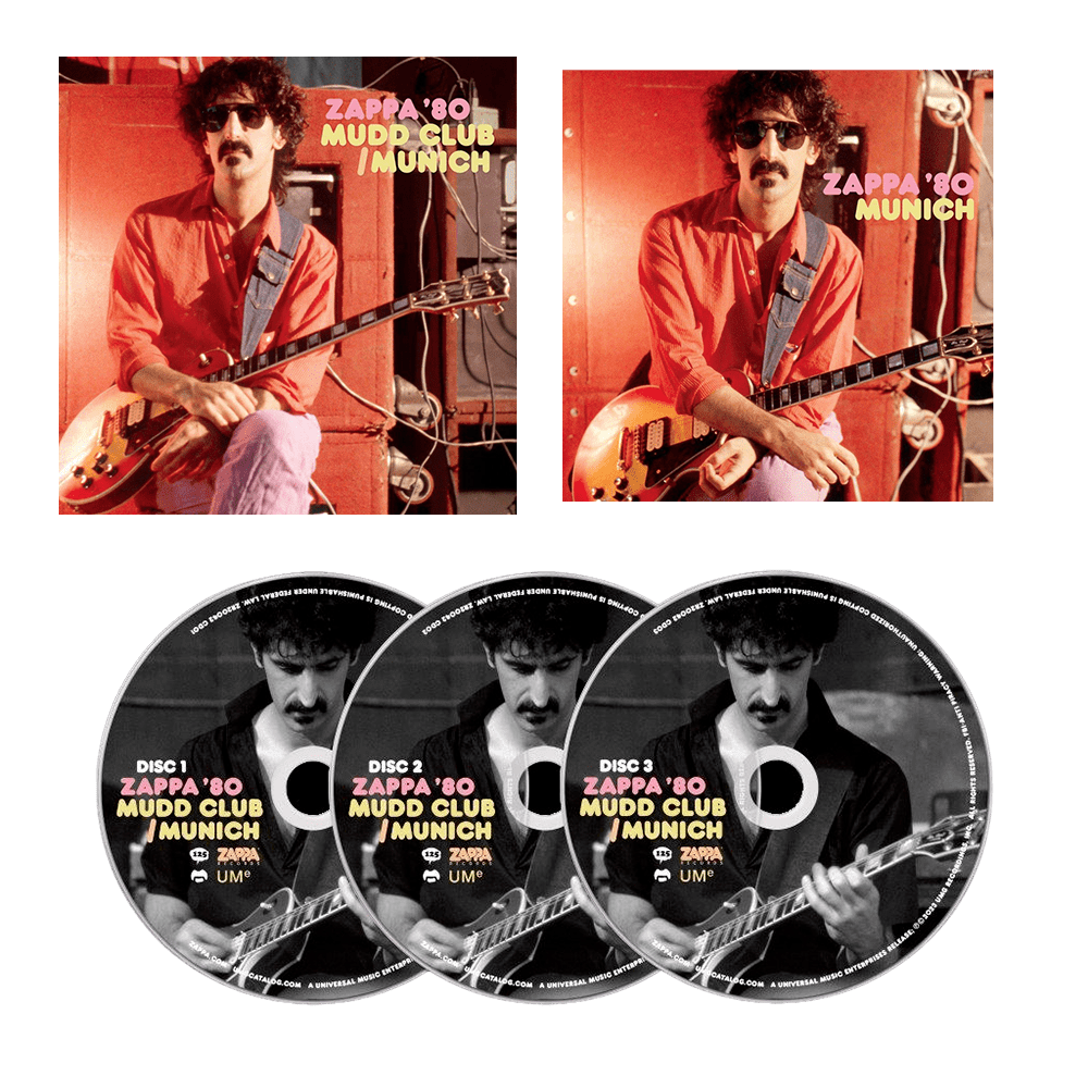Frank Zappa - Zappa '80: Mudd Club/Munich 3-Disc CD