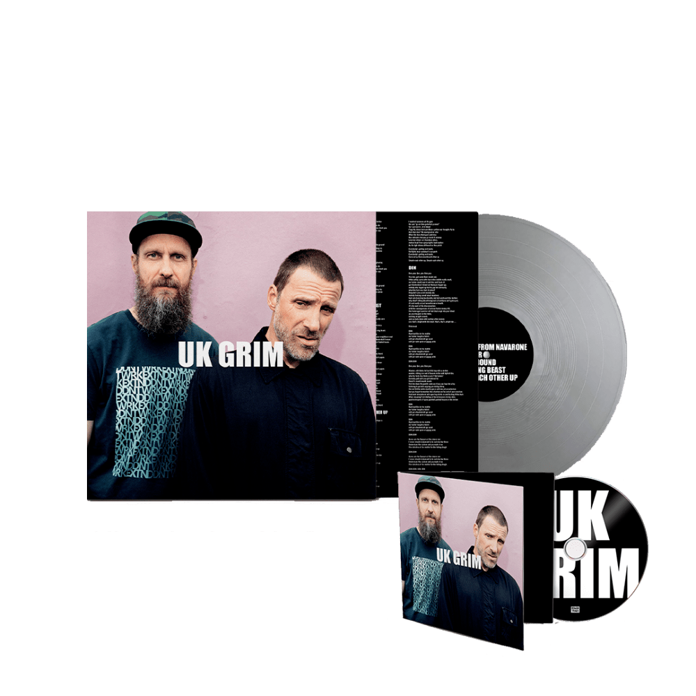 Sleaford Mods - UK Grim Silver Vinyl + CD