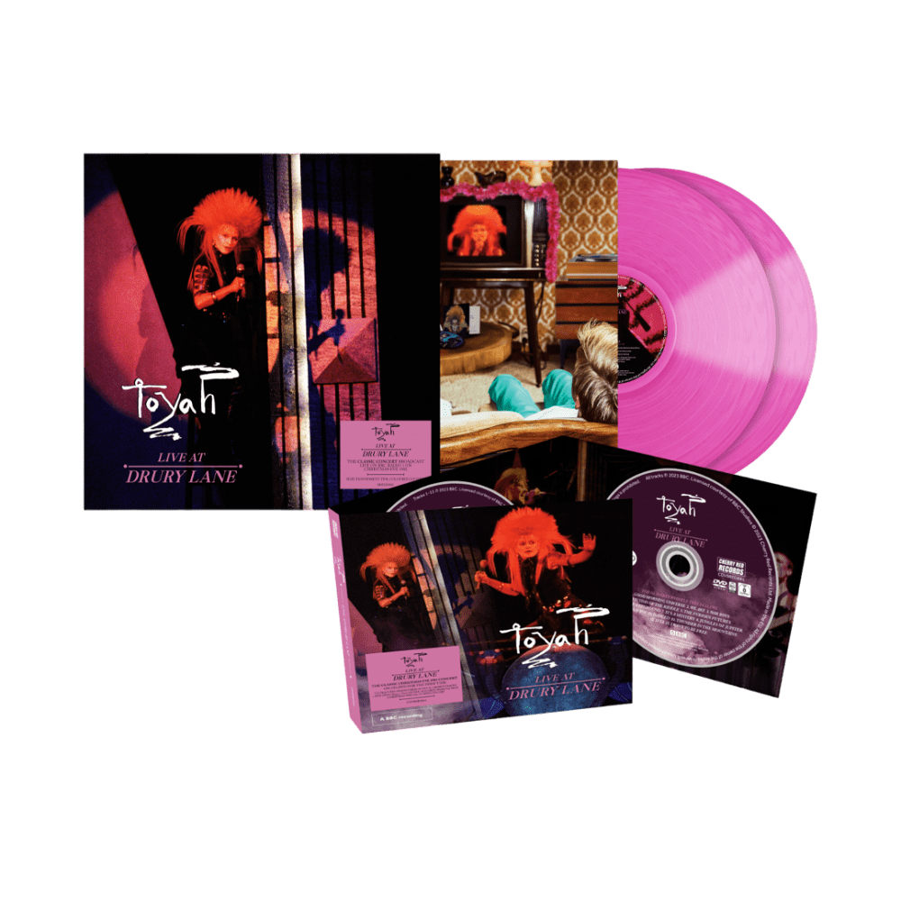 Toyah - Live At Drury Lane Transparent Pink Double Vinyl + CD/DVD
