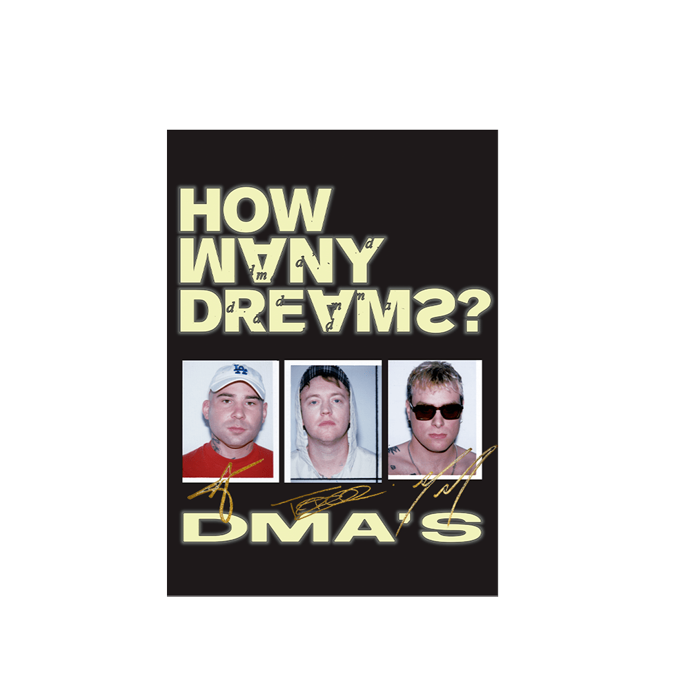 DMA'S - Glow In The Dark Signed Poster