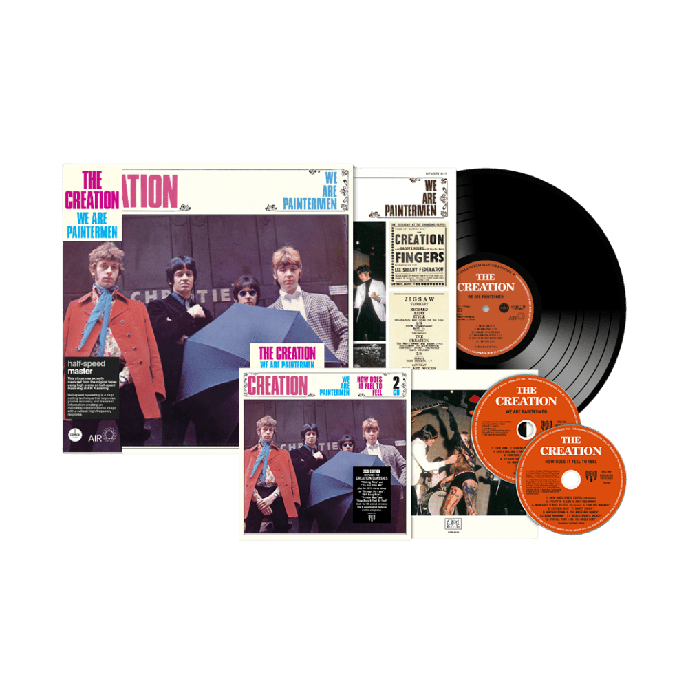The Creation - We Are Paintermen Half-Speed Master Edition Black Vinyl + We Are Paintermen & How Does It Feel To Feel 2CD