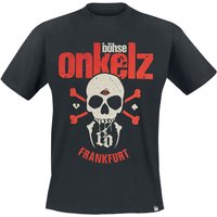 Böhse Onkelz T-Shirt Third-Eye Skull S to 3XL for Men black
