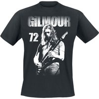 David Gilmour T-Shirt Live 1972 S to 3XL for Men black