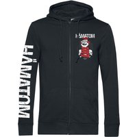 Hämatom Hooded zip Mein Leben Meine Regeln S to 3XL for Men black