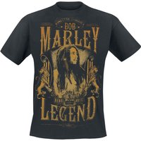 Bob Marley T-Shirt Rebel Legend S to 5XL for Men black