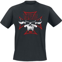 Danzig T-Shirt Cross Skull S to 4XL for Men black