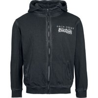 Arch Enemy Hooded zip Blood Dynasty M to XXL for Men anthracite