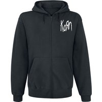 Korn Hooded zip Mirror Cover M to XXL for Men black