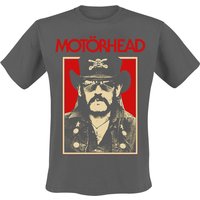 Motörhead T-Shirt Lemmy RJ Photo M to XXL for Men charcoal