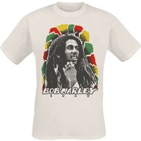 Bob Marley T-Shirt Mosaic 1945 S to XL for Men natural
