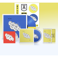 Twin Atlantic - Meltdown CD (Signed) +  Heavyweight Split Yellow + Blue Vinyl (Blue Cover) (Signed) with Sticker Sheet + Cassette [Inc Bonus CD]