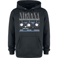 Nirvana Hooded sweater Amplified Collection More Drive S to 3XL for Men black