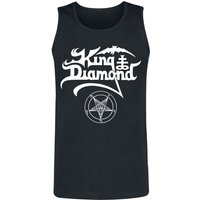 King Diamond Tanktop Logo S to XXL for Men black