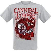 Cannibal Corpse T-Shirt Guts M to XXL for Men mottled grey
