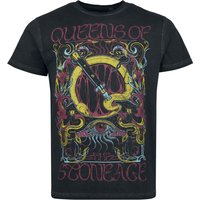 Queens Of The Stone Age T-Shirt Neon Sacrilege S to XXL for Men anthracite