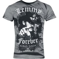Motörhead T-Shirt Lemmy S to 4XL for Men grey