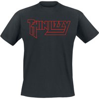 Thin Lizzy T-Shirt Life Logo S to XXL for Men black
