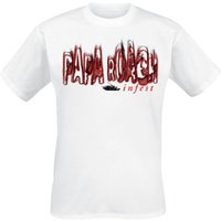 Papa Roach T-Shirt Logo Blur S to XL for Men white
