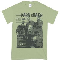 Papa Roach T-Shirt Shout S to XXL for Men green