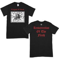 Triumph Of Death T-Shirt Resurrection of the flesh S to XXL for Men black