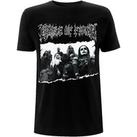 Cradle Of Filth T-Shirt Black And White S to XL for Men black