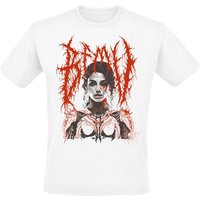 Bullet For My Valentine T-Shirt Robotic Woman S to 4XL for Men white