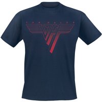 Van Halen T-Shirt Classic Red Logo S to 3XL for Men navy