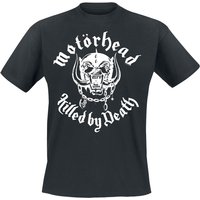 Motörhead T-Shirt Killed By Death Lyric White S to 4XL for Men black