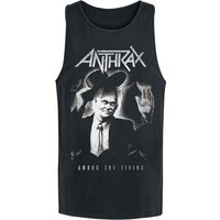 Anthrax Tanktop ATL Greyscale M to XL for Men black