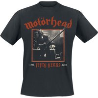 Motörhead T-Shirt 50 Lemmy Guitar Photo S to 4XL for Men black