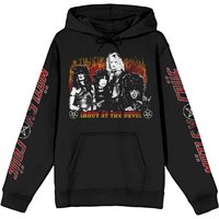 Mötley Crüe Hooded sweater Shout At The Devil Flame S to XXL for Men black