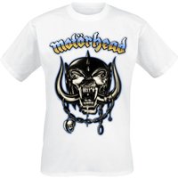 Motörhead T-Shirt 50 Airbrush Warpig S to 4XL for Men white
