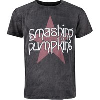 Smashing Pumpkins T-Shirt Star Logo S to 3XL for Men grey