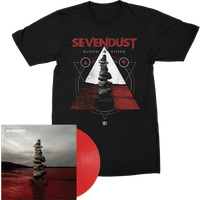 Sevendust - Blood & Stone Vinyl + Tee Bundle