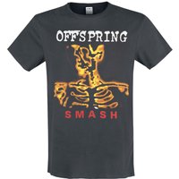 The Offspring T-Shirt Amplified Collection Smash S to XL for Men charcoal