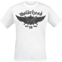 Motörhead T-Shirt Wings Badge S to 4XL for Men white