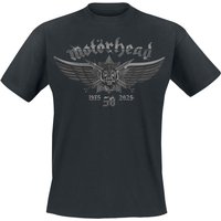Motörhead T-Shirt 50 Wings Badge S to 4XL for Men black