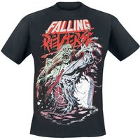 Falling In Reverse T-Shirt Grave Zombie M to 4XL for Men black