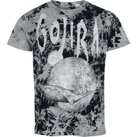 Gojira T-Shirt Whale Sun Moon S to 3XL for Men black-grey