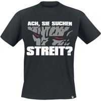 Böhse Onkelz T-Shirt Ach Sie Suchen Streit S to 5XL for Men black