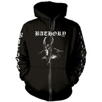 Bathory Hooded zip Goat S to XXL for Men black
