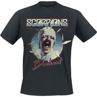 Scorpions T-Shirt Blackout Tour 1982 S to 3XL for Men black