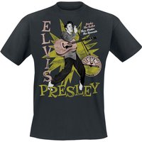 Elvis Presley T-Shirt Broke The Rules S to 3XL for Men black