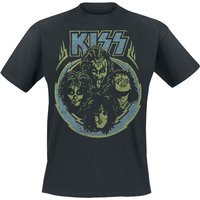 Kiss T-Shirt Destroyer Circle S to 3XL for Men black