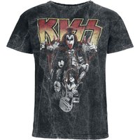 Kiss T-Shirt Band Photo S to 4XL for Men anthracite