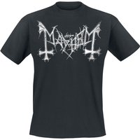 Mayhem T-Shirt Distressed Logo S to XXL for Men black